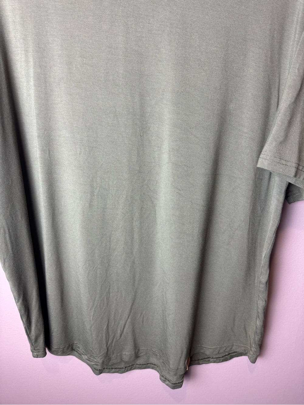 Little Bipsy Bamboo Brown Crewneck Tee for Adults Oversized M - Picture 4 of 8